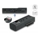 DeLOCK USB Type-C Converter for 1 x M.2 NVMe SSD + 1 x SATA SSD / HDD with Clone Function