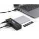 DeLOCK USB Type-C Converter for 1 x M.2 NVMe SSD + 1 x SATA SSD / HDD with Clone Function