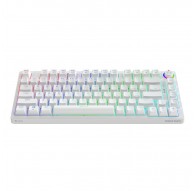 SAVIO PHENIX WHITE Wireless Mechanical Keyboard, Gateron Red Pro, ABS