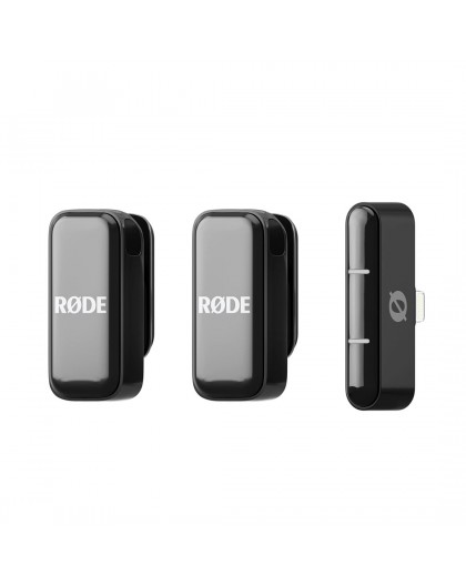 RØDE Wireless Micro - 2-channel digital wireless system, Lightning, black