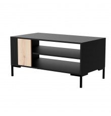 Cama MERCI coffee/lawn table 100 x 55 x 49 cm black/oak artisan