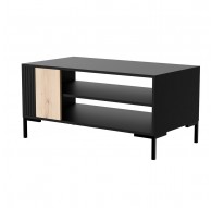 Cama MERCI coffee/lawn table 100 x 55 x 49 cm black/oak artisan