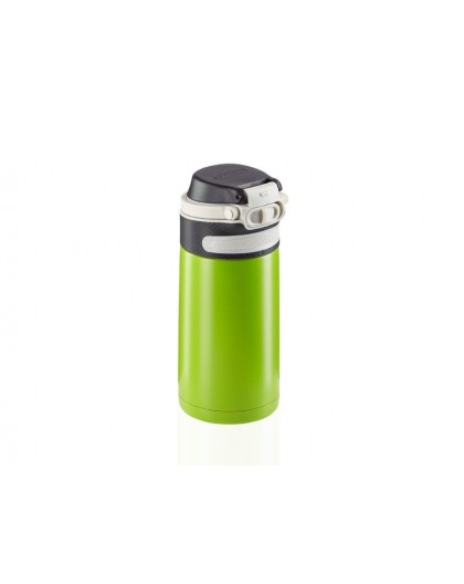 Leifheit 03249 travel mug 350 ml Black, Green Stainless steel