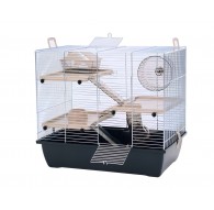 INTER-ZOO Pinky 3 Zinc Black - cage for a hamster