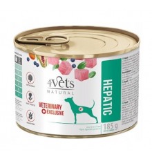 4VETS Natural Hepatic Dog - wet dog food - 185 g