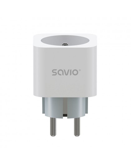 SAVIO WI-FI smart socket, 16A, AS-01, White
