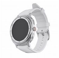 Samsung Galaxy Watch 8 Classic 3.3 cm (1.3") AMOLED 46 mm Digital 438 x 438 pixels Touchscreen 4G Silver Wi-Fi GPS (satellite)
