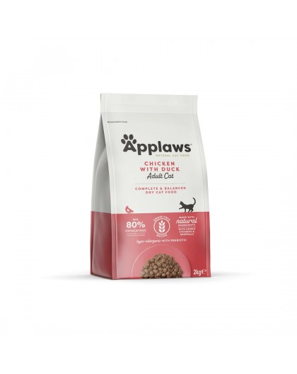 APPLAWS Chicken with duck - dry cat food - 2kg