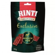 RINTI Singlefleisch Exclusive Deer - dog treat - 50g