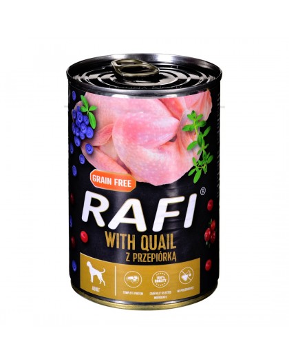 DOLINA NOTECI Rafi with quail - Wet dog food - 400 g