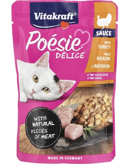 VITAKRAFT POESIE DELICE turkey for cats - wet cat food - 85 g