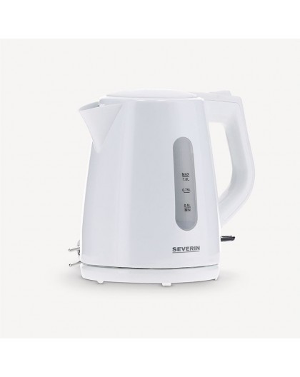 Severin WK 3411 electric kettle 1 L 2200 W White