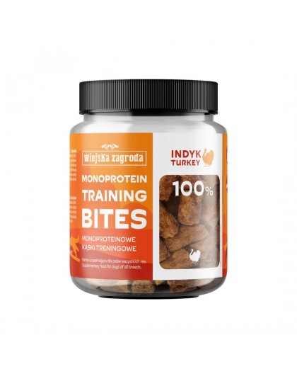 WIEJSKA ZAGRODA Monoprotein training bites Turkey - dog treat - 150g