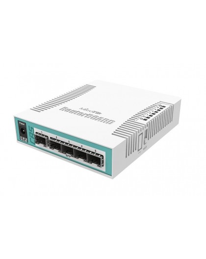 Mikrotik CRS106-1C-5S network switch Gigabit Ethernet (10/100/1000) Power over Ethernet (PoE) White