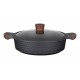 Resto Kitchenware 93506 saucepan 4.4 L Round Black, Wood