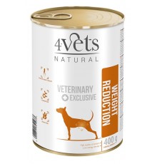 4VETS Natural Weight Reduction Dog - wet dog food - 400 g