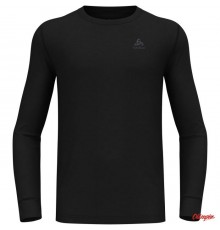 Odlo BL TOP crew neck l/s MERINO 200 men's T-shirt, size M, black