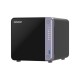 QNAP TS-432X-4G NAS/storage server Tower Ethernet LAN Black Alpine AL-524