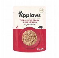 APPLAWS Chicken Breast with Beef in Jelly - wet cat food - 70g