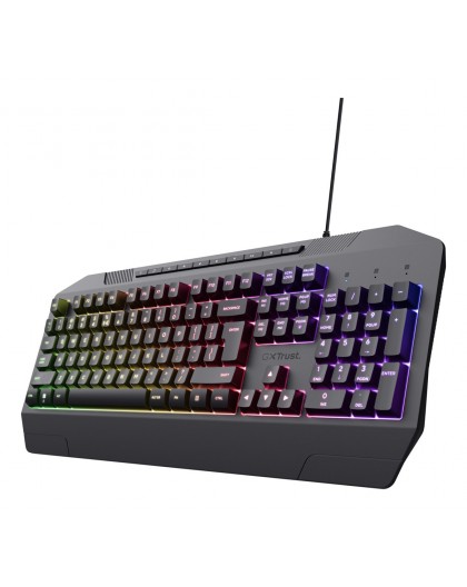 Trust GXT 836 Evocx keyboard Gaming USB QWERTY US English Black