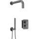 Concealed shower set with mixer BOX - with hand shower