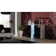 Cama sideboard 120 cm SOHO S7 white/black gloss