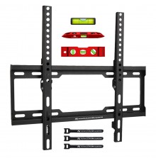 Maclean TV MC-412 Wall Mount Bracket 32"-70" VESA 400x400 45kg Tilting Universal Adjustable Spirit Level Mounting Accessories