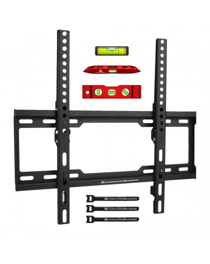 Maclean TV MC-412 Wall Mount Bracket 32"-70" VESA 400x400 45kg Tilting Universal Adjustable Spirit Level Mounting Accessories