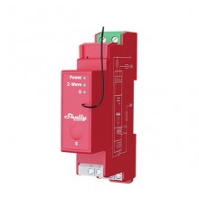 Shelly Qubino Wave PRO 1PM electrical relay Red