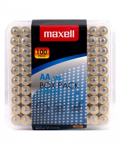 MAXELL Alkaline battery AA LR6 100 pcs. (10x10 pcs.)