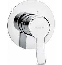 Built-in shower faucet without diverter