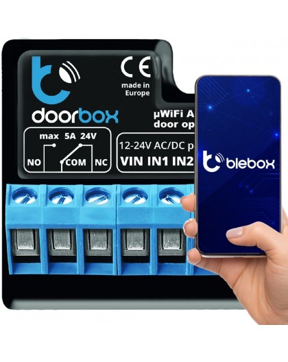 BLEBOX doorbox - WICKET AND DOOR CONTROLLER