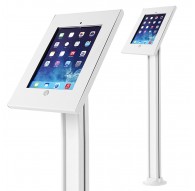 Maclean Tablet Advertising Stand, Floor Lock, iPad 2/3/4/Air/Air2, MC-678