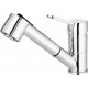 Kitchen faucet with pull-out spout - 2 jet types