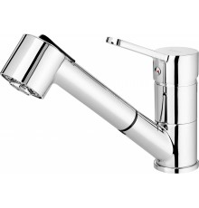 Kitchen faucet with pull-out spout - 2 jet types