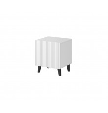 PAFOS bedside table 2 pcs. 45x40x51 cm white matt