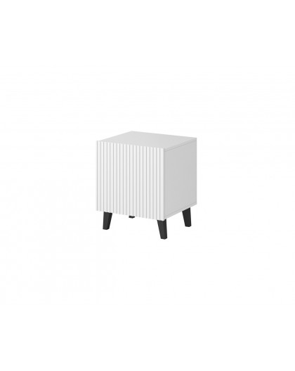 PAFOS bedside table 2 pcs. 45x40x51 cm white matt