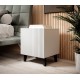 PAFOS bedside table 2 pcs. 45x40x51 cm white matt