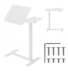 Maclean mobile desk/laptop stand, white, height adjustment 76-109cm, max. 30kg , MC-120 W