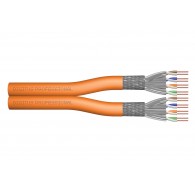 Digitus CAT 7 S/FTP data cable - installation cable, 100 m, duplex, Dca-s2, d1, a1