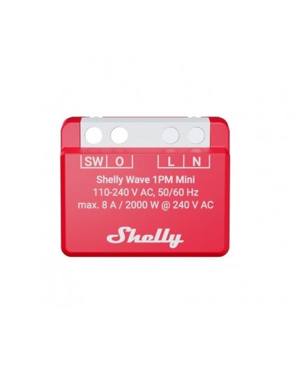 Shelly Wave 1PM Mini LR Smart Z-Wave Relay