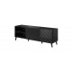 RTV cabinet ABETO 150x42x52 black glossy
