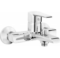 Wall-mounted bathtub mixer