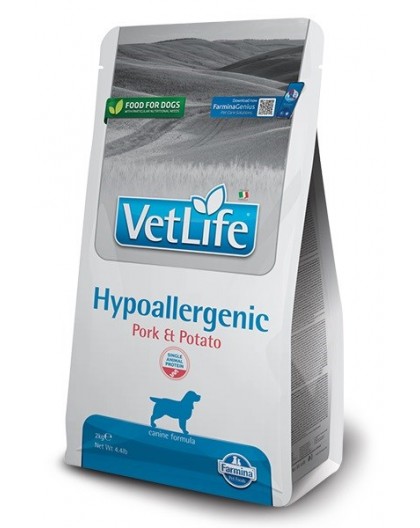 FARMINA Vet Life Hypoallergenic Pork & Potato - dry dog food - 2 kg