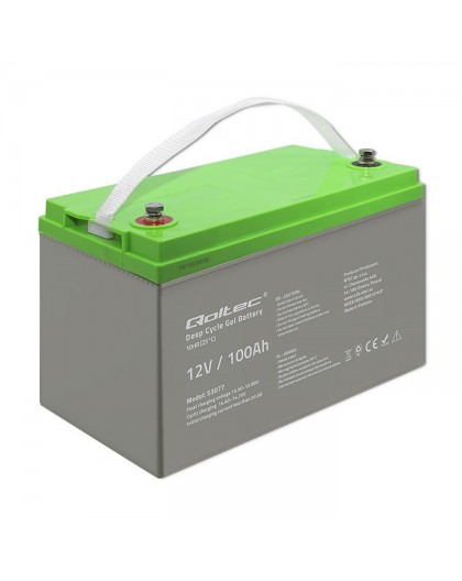 Qoltec 53077 UPS battery Sealed Lead Acid (VRLA) 12 V 100 Ah