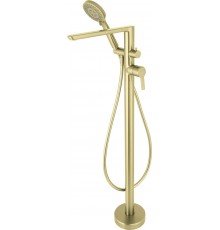 Freestanding bathtub mixer with shower set