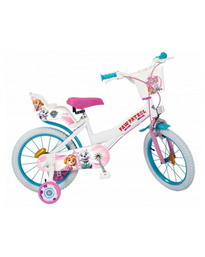 CHILDREN'S BICYCLE 16" TOIMSA TOI1681 PAW PATROL WHITE
