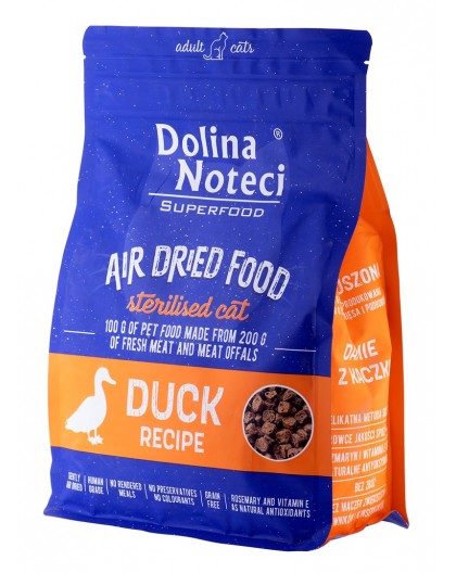 DOLINA NOTECI Superfood Sterilised Duck - Dry Cat Food - 1 kg
