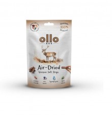 OLLO Air-Dried Venison strips - dog treat - 80g