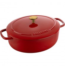 Ballarini Bellamonte Oval Cast Iron Casserole - Red, 2.2 ltr